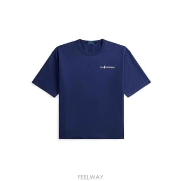 Ralph Lauren 26SS ���� ���� �η� Relaxed �� ���̺� ���� ��ư ���� T ���� 710B13489004 TP57626SS ���� ���� �η� Relaxed �� ���̺� ���� ��ư ���� T