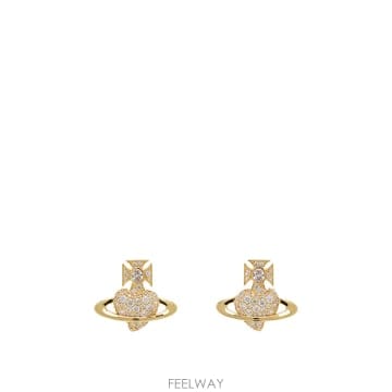 26SS 비비안 웨스트우드 골드톤 Agnatha Earrings 6201036H02R102 TP5762613