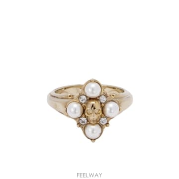 26SS 알렉산더 맥퀸 SKL   CRYSTAL RING 855272J161P1053 TP570667658