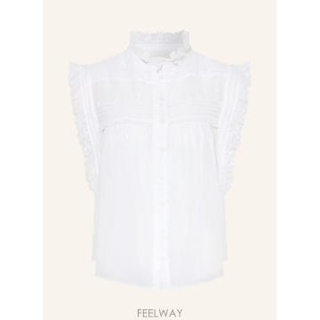 Isabel Marant ���ں����� DERSIA ����콺 with ruffles �� eyelet ���̽� 100313574711000���ں����� DERSIA ����콺 with ruffles �� eyelet ����