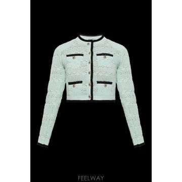 Self Portrait 26FW Self portrait ����� with pockets PF26072CG0GREEN TP57705326FW Self portrait ����� with pockets PF26072CG0GREEN