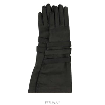 24SS 생로랑 블랙 레더 gloves 7928033YP861000 TP575475788