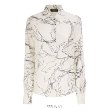 Fabiana Filippi 26FW �ĺ�Ƴ� �ʸ��� ǻ�� ��ũ ���� with abstract graphic ����Ʈ CAD216F233M26FW �ĺ�Ƴ� �ʸ��� ǻ�� ��ũ ���� with abstract grap