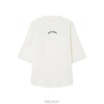 Palm Angels 26SS �ʿ����� CURVED �ΰ� OVER TEE PWAA07CS26JER0020310 TP5788045126SS �ʿ����� CURVED �ΰ� OVER TEE PWAA07CS26JER002031