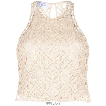 Off White 26 FW ����ȭ��Ʈ ũ�μ� ��Ʈ ũ�� ��ũ ž  OWAD212G23KNI0010400 TP45672421326 FW ����ȭ��Ʈ ũ�μ� ��Ʈ ũ�� ��ũ ž  OWAD212G23K