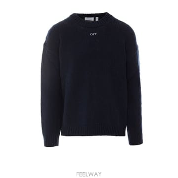 26 F/W 오프화이트 애로우 맥시 엠브로이드 스웨터 OMHE212F B0012257248