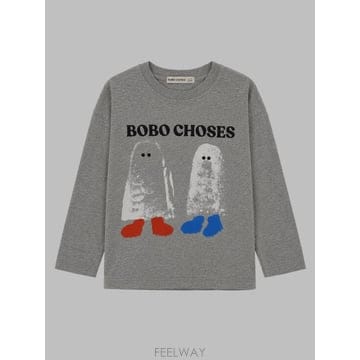 26 F/W 보보쇼즈 티셔츠 MANICA LUNGA 콘 STAMPA  B0042257580