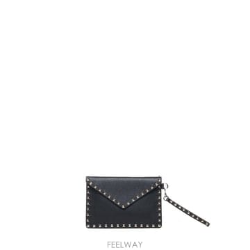 26 F/W 발렌티노 GRAINY 카프스킨 락스터드 파우치 9W2P0 B0022257659