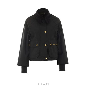 26 F/W 바버 크롭 비드넬 왁스 자켓 LWX1403/BK71 B0012257294