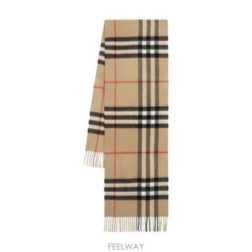 25 S/S 버버리 뮤 자이언트 체크 스카프 BURBERRY 캐시미어 B0731487041