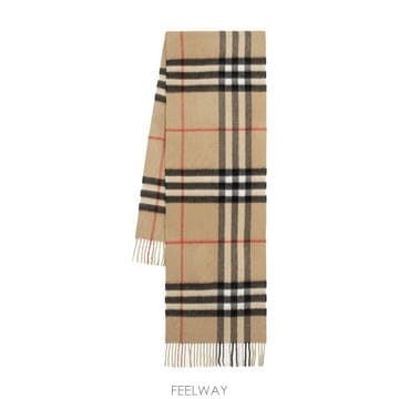 25 S/S 버버리 뮤 자이언트 체크 스카프 BURBERRY 캐시미어 B0731487041