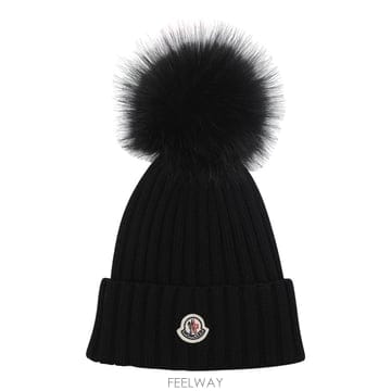 26 F/W 몽클레어 로고 비니 WITH PON PON 3B000 3 B0012257875