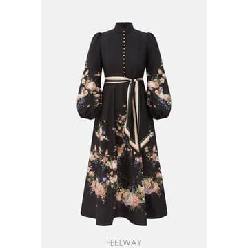 26 F/W 짐머만 VALIANT 버튼 미디 드레스 9143DF261 B0032257924
