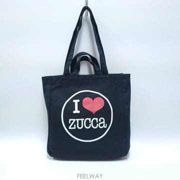 ZUCCA 주카 아이러브주카 블랙 투웨이 에코백 숄더토트백 B870
