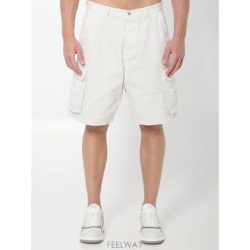 26 S/S 디올 옴므 버뮤다 쇼츠 화이트 683D183A314008 B0021999732