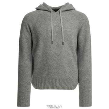 26 FW 톰포드 로고 엠브로이더드 후드 티셔츠 TAL KOL003YMK069