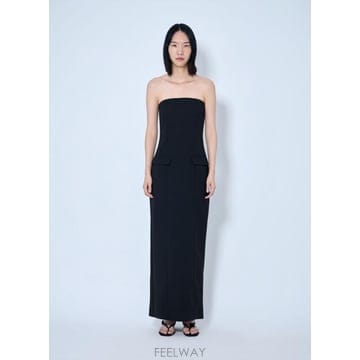 26 FW 토템 여성 스트랩리스 포켓 드레스 254 WRD0194 FB0307 001 TP875682726