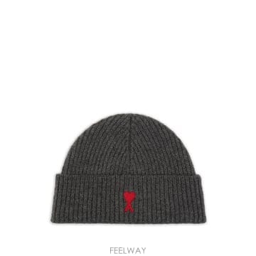 그란데비타 해외 아미 남성 AMI DE COEUR WOOL BEANIE BFUHA116018084
