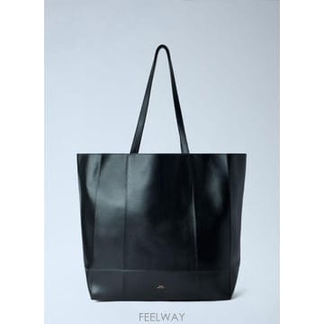토템 로암 레더 토트백 블랙