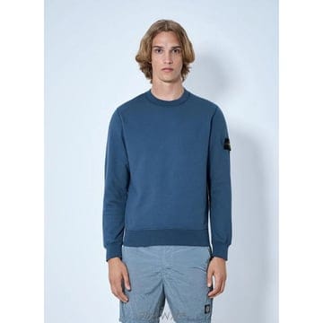 26 FW 스톤아일랜드 남성 크루넥 스웨트셔츠, 슬리브 패치 포함 L2S156100060 S0051 V002