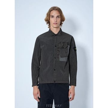 26 FW 스톤아일랜드 남성 패치 포켓이 있는 테크니컬 오버셔츠 L2S151200009 S0019 V0078