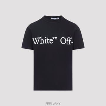26FW Off 화이트 BOOKISH 스카프 REGULAR 쇼트 SLEEVES TEE 44MAA16MF26J