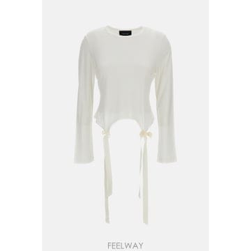 26 F/W 시몬 로샤 보우 테일 이지 롱 슬리브 티셔츠 531305 B0032049319
