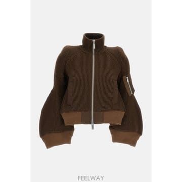 사카이 블루종 울 니트