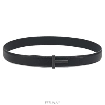 26 FW 톰포드 T 로고 버클 레더퓨어 벨트 NAA TB224LCL236L