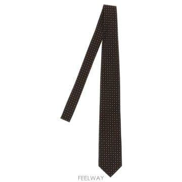 26 FW 톰포드 패턴 실크 넥타이 EAN STE001S0342
