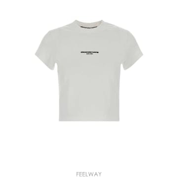 26FW 알렉산더왕 SHRUNKEN SS TEE W  로고 프린트 1CC3261302100 TP5767864