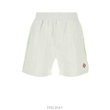 카사블랑카 타월 모노그램 쇼츠 MSS26JTR27101 WHITE B0441961073