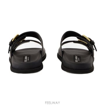25 S/S 돌체 앤 가바나 샌들 DOLCE&GABBANA 레더 블랙 B0731573469
