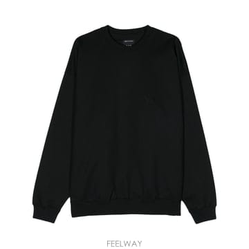 Y3 와이쓰리 로고 코튼 맨투맨 IW0075BLACK B0711925057