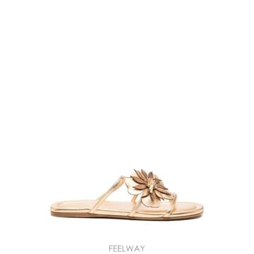 짐머만 BELARA 레더 슬라이드 샌들 7853FS26A1GLD B0712030099
