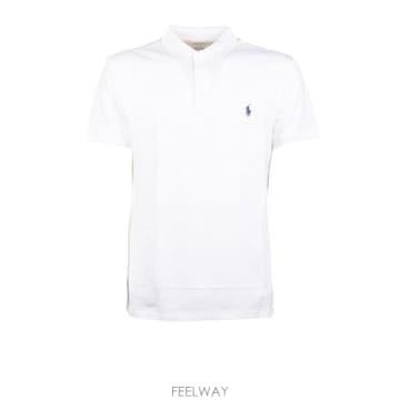 26SS 폴로 랄프로렌 커스텀 슬림핏 폴로셔츠 710 941439 002 WHITE