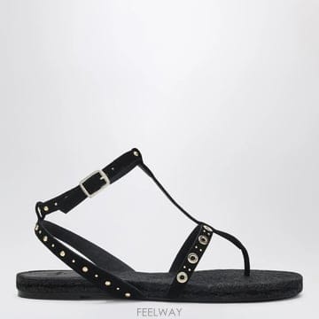 25 S/S 까스따네르 LOWHEELED 블랙 PATI WITH 스터 B0051852584