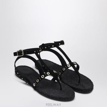 25 S/S 까스따네르 LOWHEELED 블랙 PATI WITH 스터 B0051852584