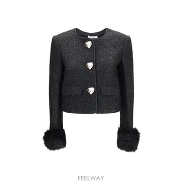 26FW 셀프 포트레이트 자켓 AW26131JB BLACK