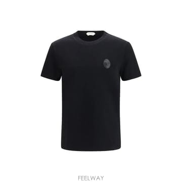 26FW 베르사체 반팔 티셔츠 10264521A19241 1B000 BLACK