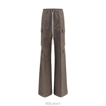 26FW 릭 오웬스 스트레이트 팬츠 RU02F4339MOR 34 BROWN