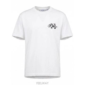 오프화이트 스트로크 2 애로우 스케이트 티셔츠 44MAA120F26 B0172172276