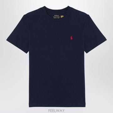 25 F/W 폴로 랄프로렌 블루 네이비 코튼 티셔츠 (KIDS ) 3 B0051854446