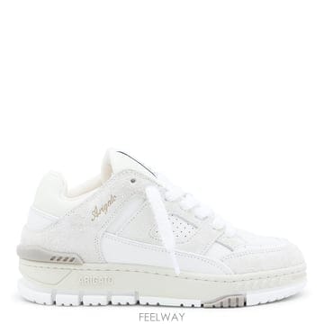 악셀 아리가토 화이트 레더 스니커즈 F2298001BEIGE B0481944758