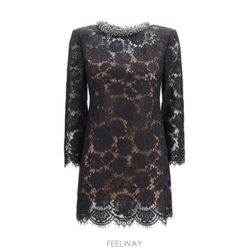 26FW 셀프 포트레이트 원피스 AW26045SB BLACK