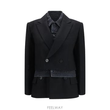 26FW 사카이 자켓 2608639 001 BLACK