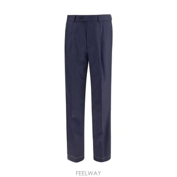 26SS 브루넬로 쿠치넬리 스트레이트 팬츠 MN474L00H C003 BLUE