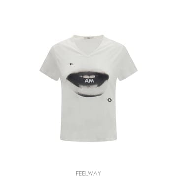 26FW 펜디 반팔 티셔츠 FS9805B19Y F0QM0 WHITE