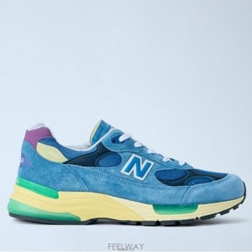 26 FW Made in USA 992 멀티컬러 판넬 로우 스니커즈 블루 U9929NF