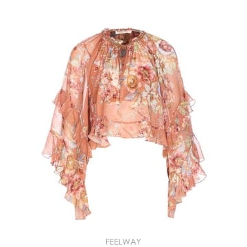 26SS 짐머만 Cinnamon Awaken Ruffle 블라우스 5689TRS261 TP570864295